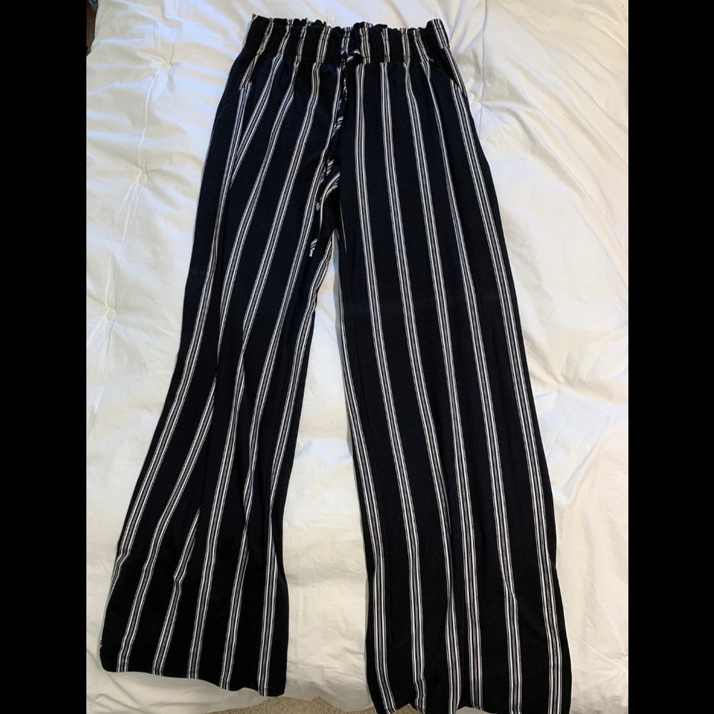 Striped soft pants
